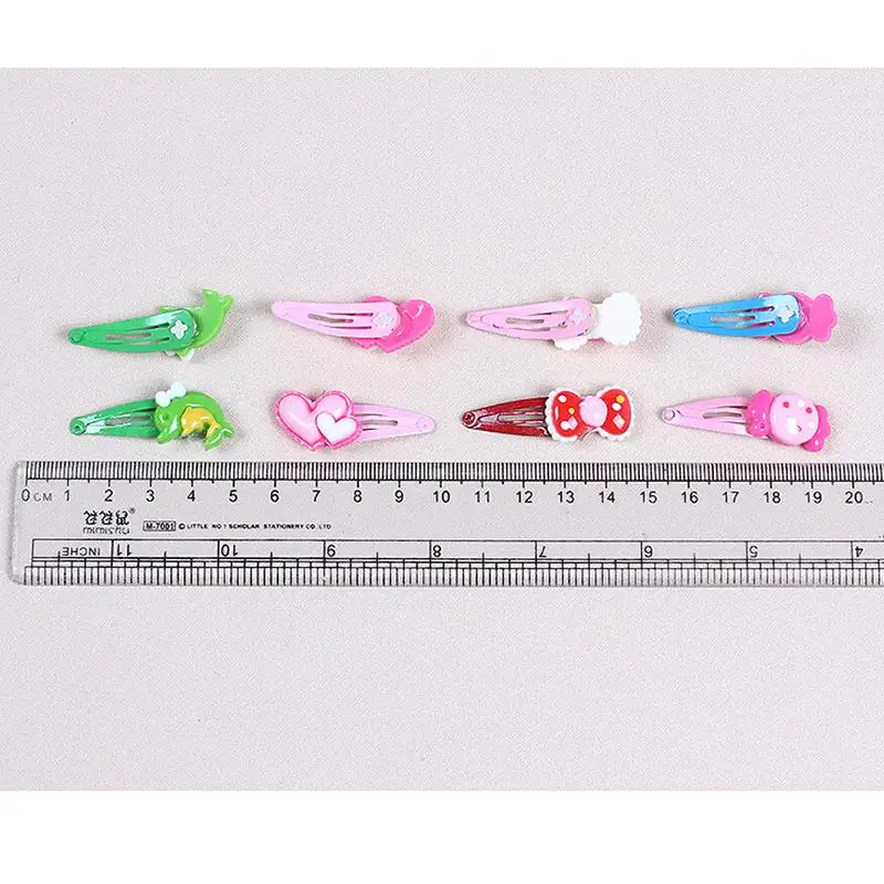 Заколки для волос с бантом и сердечками девочек 4 предмета | Детская одежда обувь