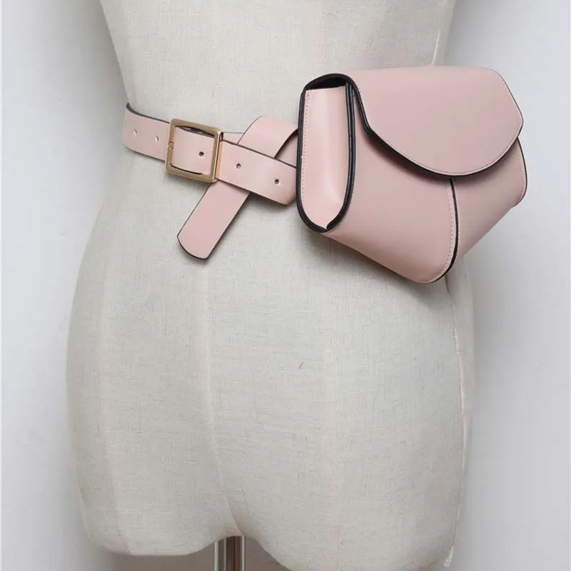 Pink Waist Bag Женские сумки на пояс со змеиным принтом, новые модные женские сумки на пояс, дамские карманы для хранения, кожаная сумка-мессенджер, поясная сумка - Цвет: Pink Waist Bag