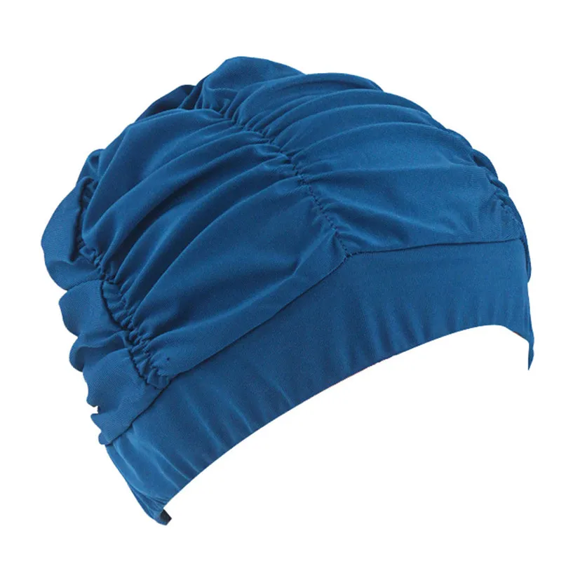 Шапка унисекс для плавания ming шапка с длинными волосами мягкая купания летняя