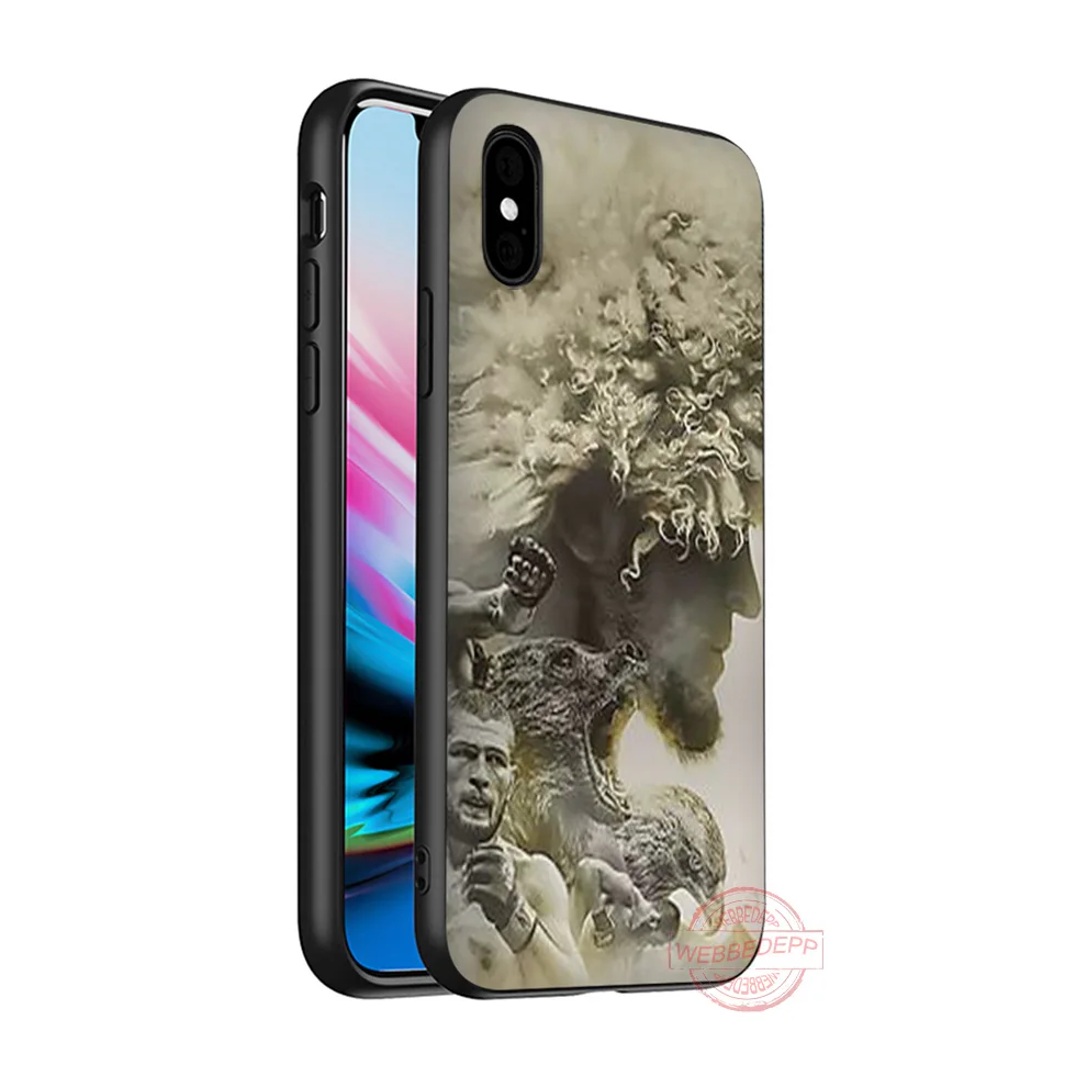 9 WEBBEDEPP Habib Nurmagomedov Мягкий силиконовый чехол для телефона iPhone 5 6 7 8 Plus X XS XR XS Max.11 11peo 11proMax - Цвет: 9