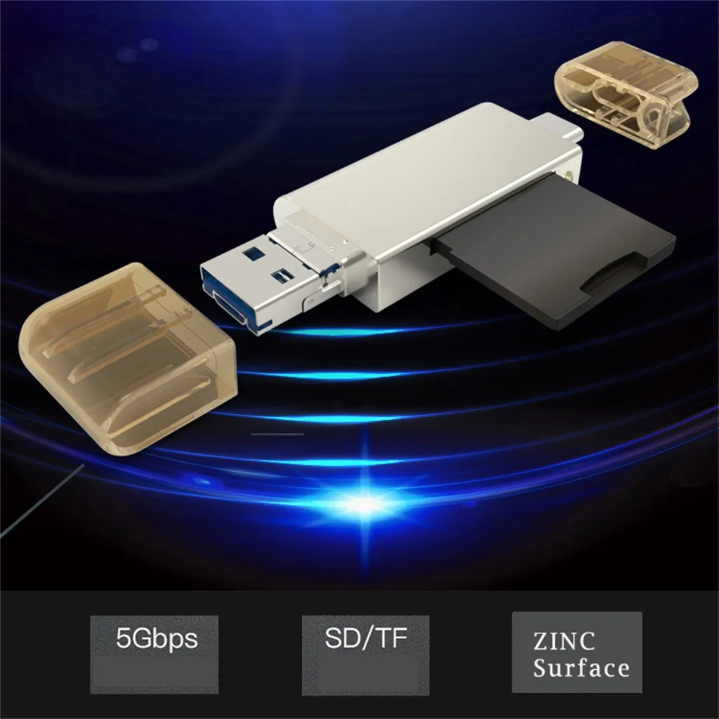 Ультра высокая скорость 3 в 1 USB 0 устройство для чтения карт памяти флэш адаптер