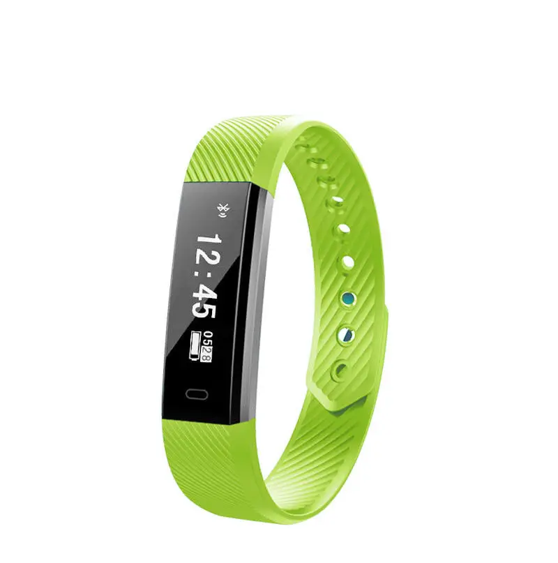 Light Green Смарт-трекер для активности, часы, браслет, браслет, часы для детей, мужчин, женщин, бит - Цвет: Light Green