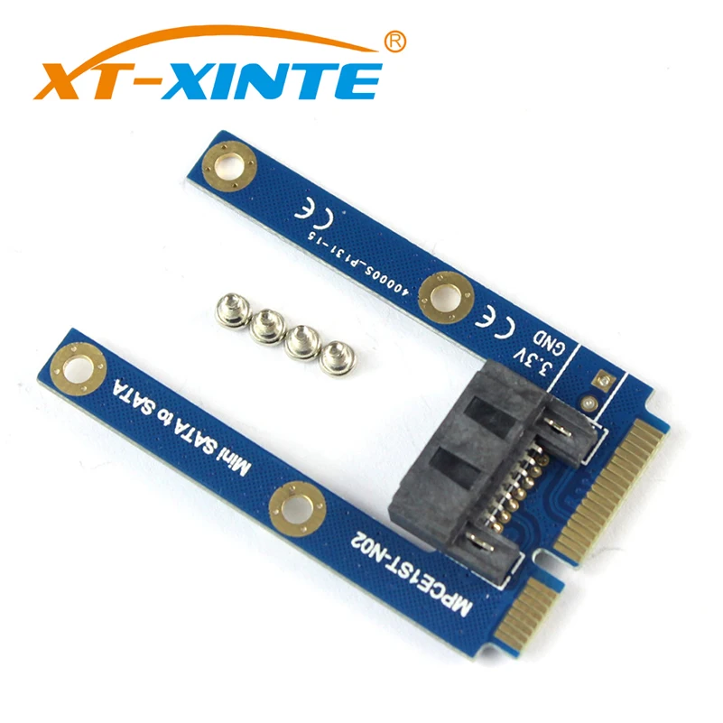 Мини адаптер PCI E mSATA SATA карточка SSD для плоского 7pin жесткого диска PCBA расширения