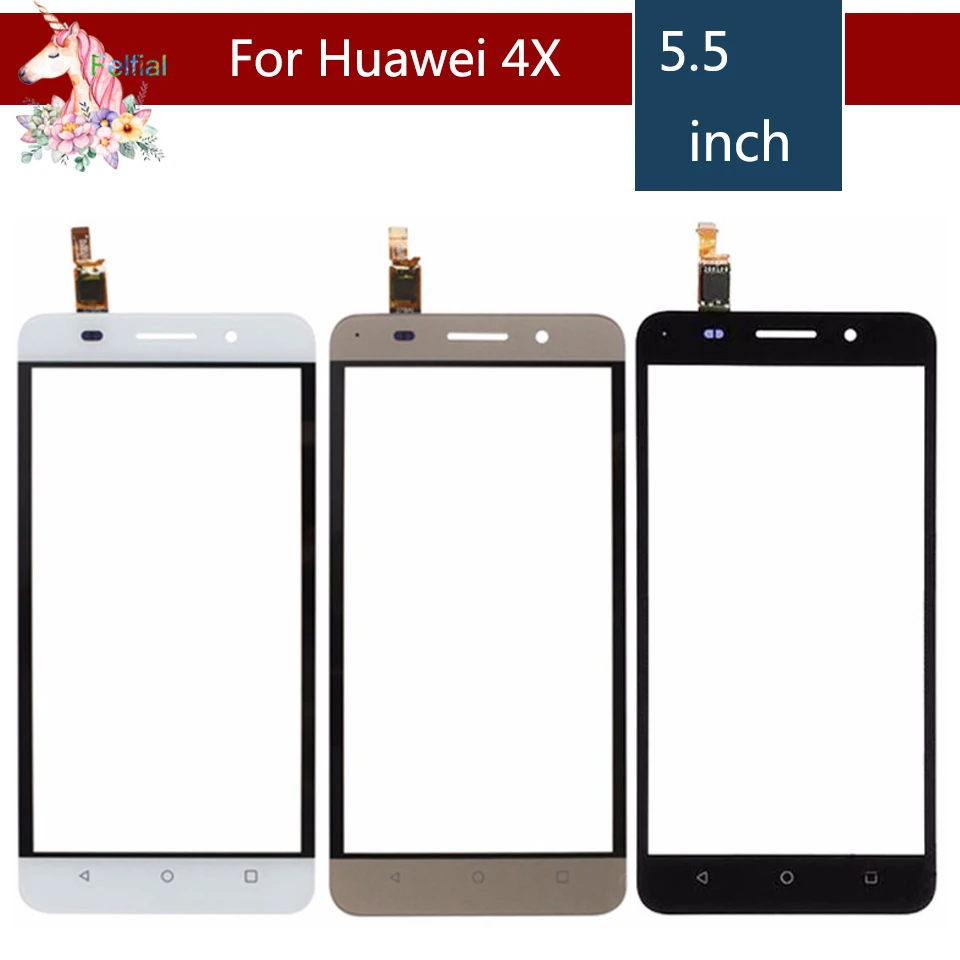 Сенсорный ЖК экран для Huawei Honor G Play 4X 5 дюйма и Mini 4C 0 дигитайзер сенсор внешнее