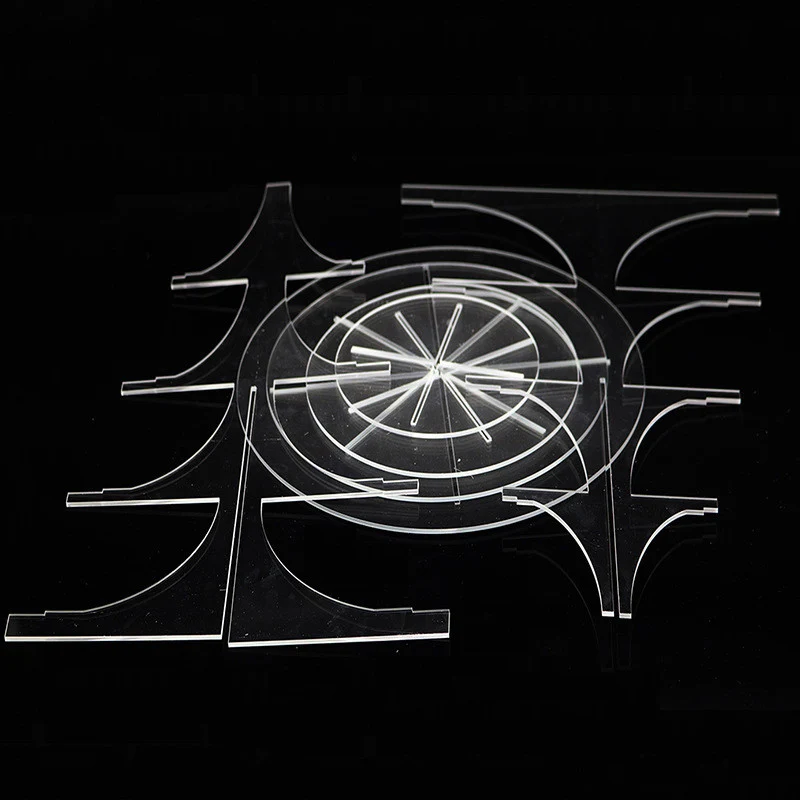 

4 Layers Transparent Cake Stand Rack Display Birthday Party Wedding Cake Holder Cupcake Stands Kitchen Cake Decoration Tools