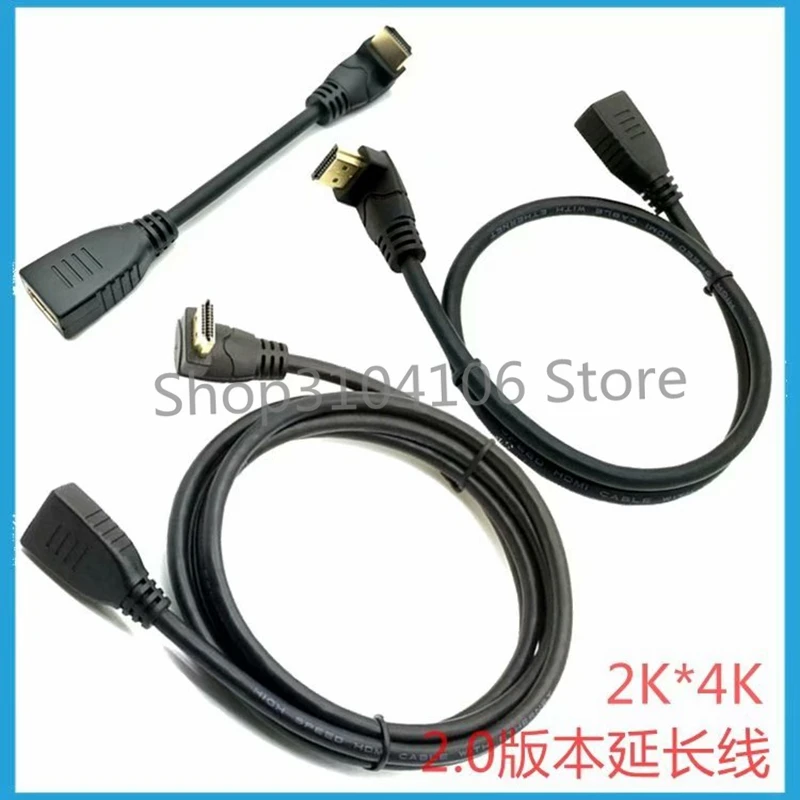 Up Down Left Right Angled HDMI-compatible 2.0 male to HDMI female 4K*2k 60Hz angle extension cable 15cm 60cm 1.8m 6FT 2FT | Электроника