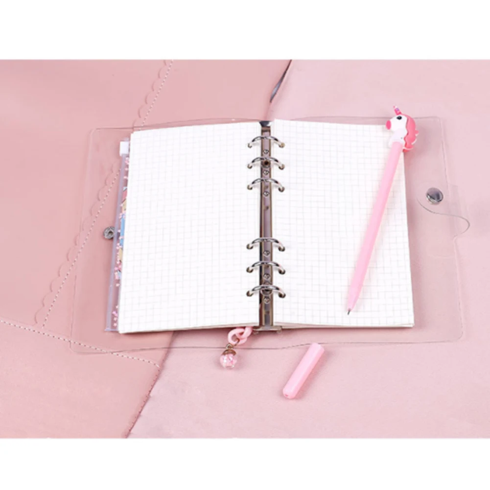 Unicorn Travel Journal Handmade Cartoon Refillable Notebook Kids Gift Loose-Leaf Traveler Diary Book Colorful | Дом и сад