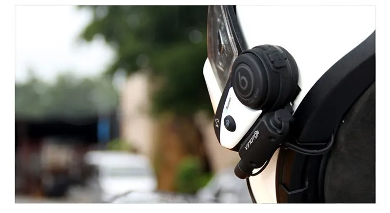 Английская версия Vimoto V6 шлем Bluetooth гарнитура мотоцикл Многофункциональные Стерео Наушники для сотового телефона и gps радио
