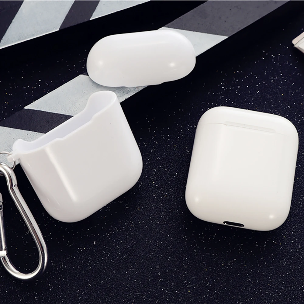 Чехол для airpods pro прозрачный простой и чехол из ТПУ apple аксессуары наушников