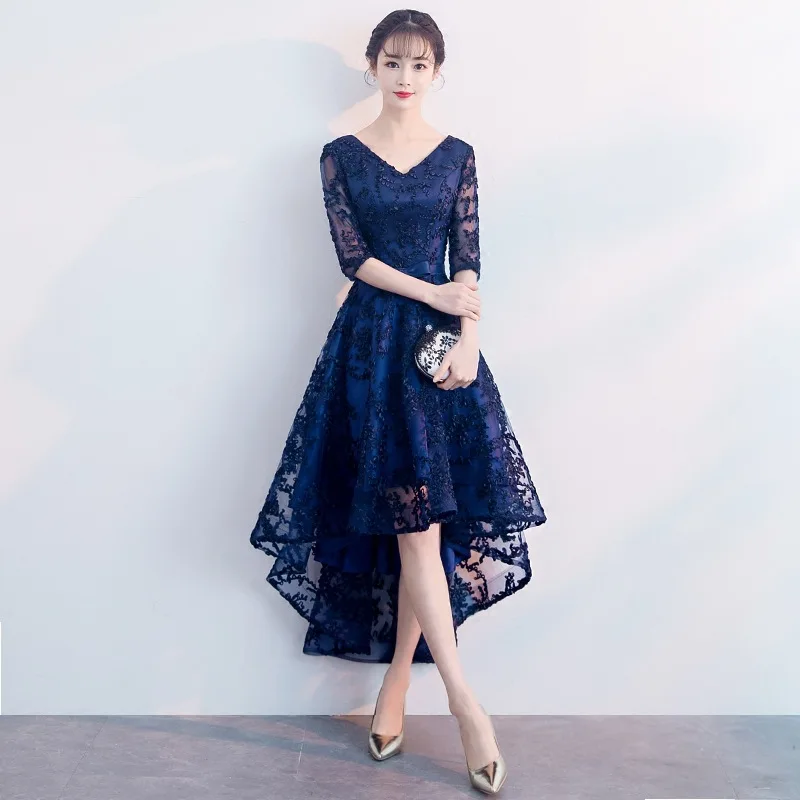 Mrs Win 2019 Новое банкетное вечернее платье женское блестящее сексуальное с