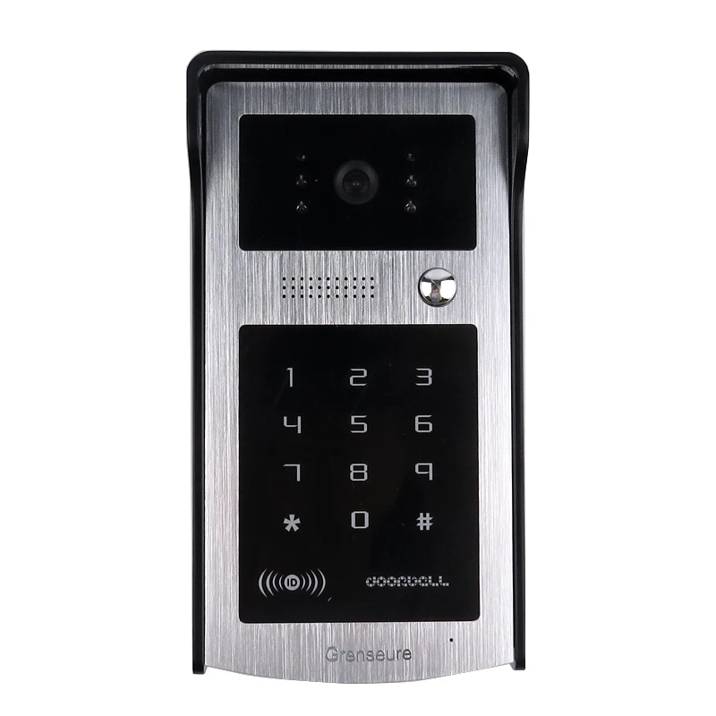 Бесплатная доставка Новый 7 &quotЖК экран Запись видео домофон + открытый RFID код