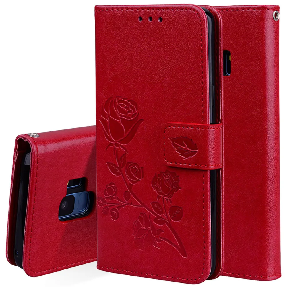 Роскошный кожаный флип-чехол для Samsung Galaxy Funda J1 S3 S4 S5 S6 S7 edge s8 s9 plus J2 J3 J5 J7 A3 A5 2016 2017 G5308