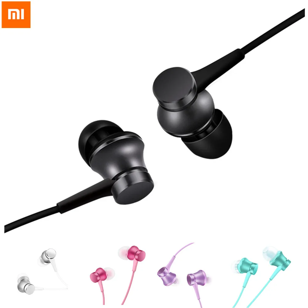 Оригинальные наушники Xiaomi Piston молодежная версия вкладыши с микрофоном стерео AUX 3