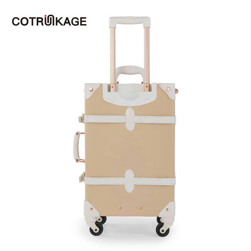COTRUNKAGE желтый 20 &quot26&quot Pu кожаный маленький жесткий чехол для переноски чемодана