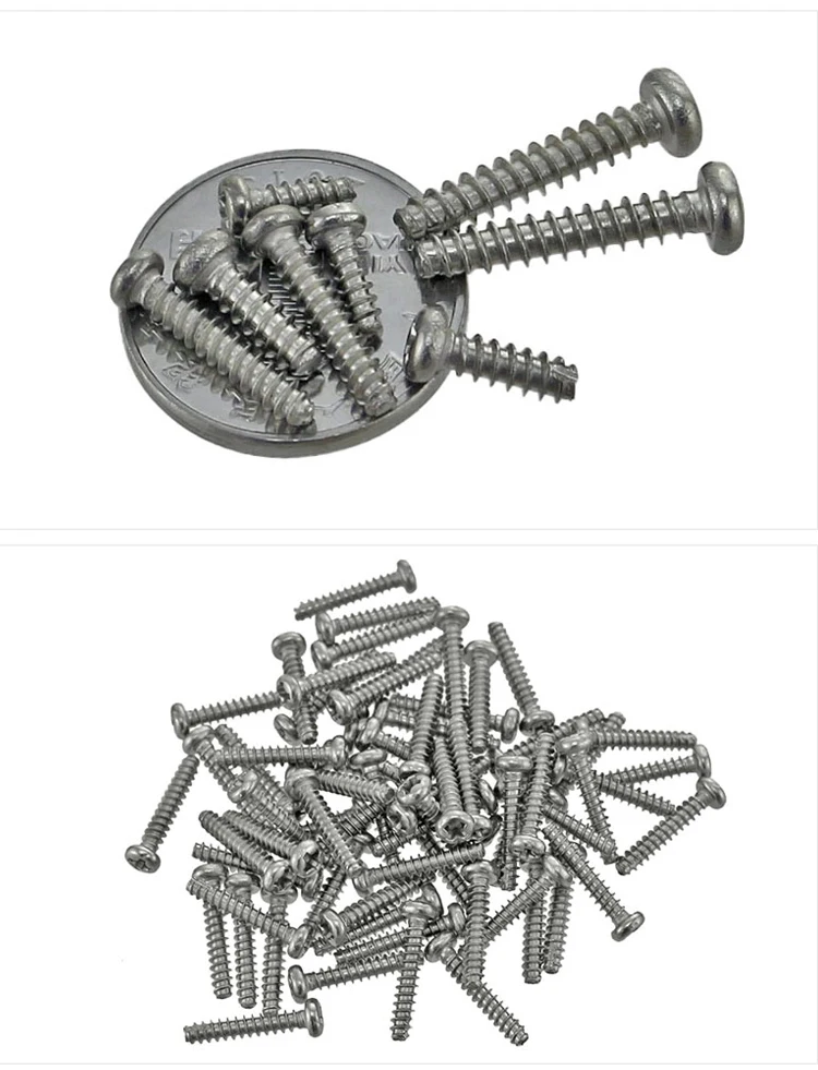 50PCS-M2*4/5/6/8/10/12 герметизирующая ptfe-лента для 304 Нержавеющая сталь круглая головка крестообразный хвост и крестообразным шлицем/герметизирующая ptfe-лента для шлицевая и крестообразным шлицем