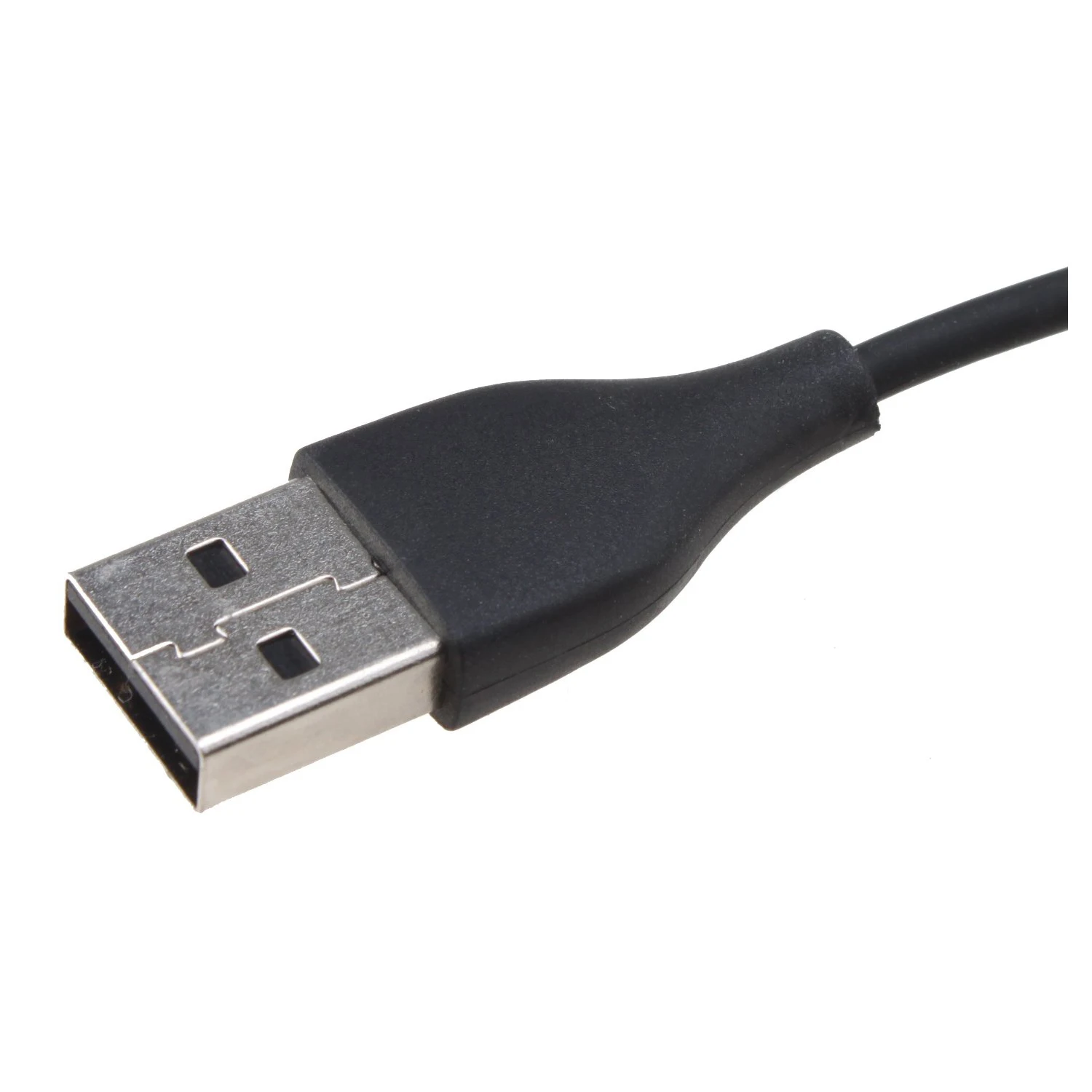 Сменный usb-кабель для зарядки и гибкого беспроводного браслета черного цвета |