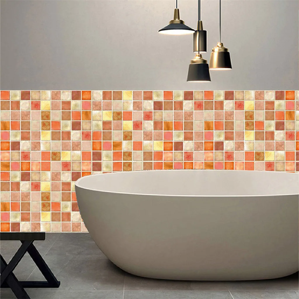 Водостойкая плитка KAKUDER мозаичная Настенная Наклейка для кухни ванной комнаты