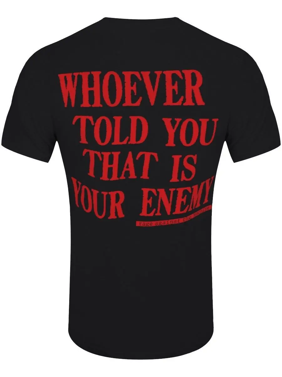 

Rage Against the Machine Sam Free Men's Black T shirt Short Sleeves New Fashion T-Shirt Men Clothing