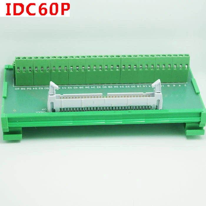 Папа разъем IDC60P для клеммной колодки 60P плата адаптер ПЛК реле терминальная