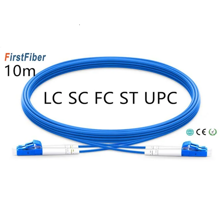 10 м LC/SC/FC/ST/UPC армированный патч кабель волоконно оптическая Перемычка
