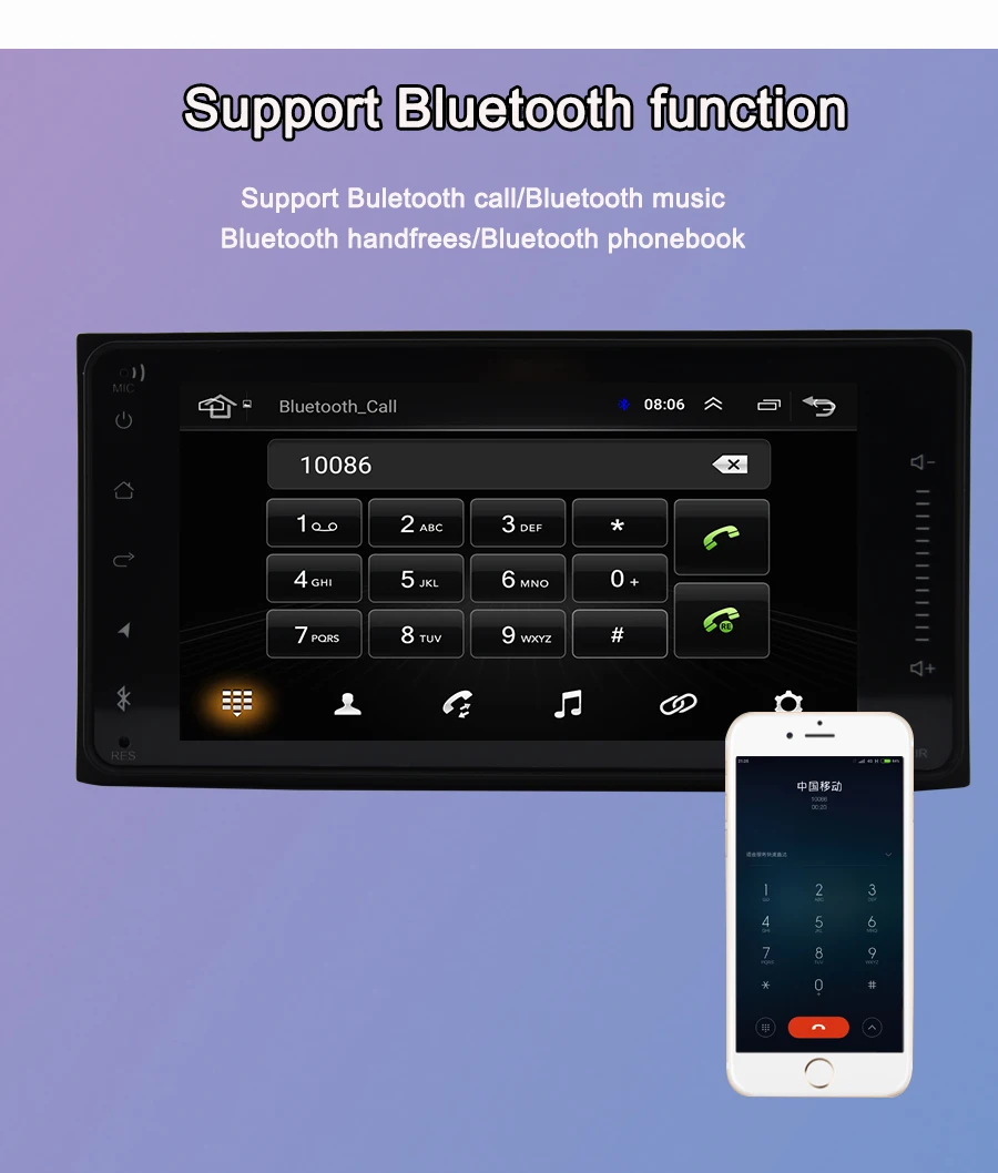 Navivox " Android 8,1 4 ядра 2Din автомобильный медиаплеер для Corolla E120 Toyota RAV4 Hilux Fortuner Innova Prado без DVD