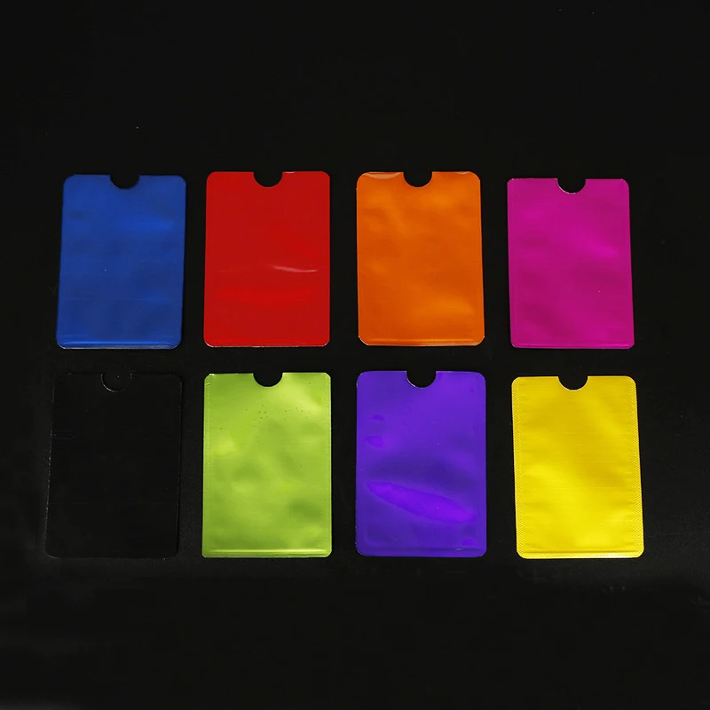 2 шт., анти-Rfid, кредитный держатель для карт, банк, Id карта, сумка, Обложка, держатель, идентификационный защитный чехол, портативный держатель для визиток