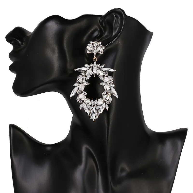 Женские богемные серьги Yhpup брендовые Роскошные подвески розового и белого цвета