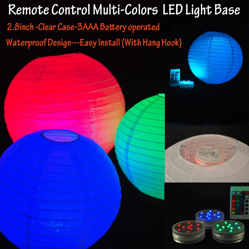

20pcs Submersible RGB Remote Controlled Waterproof Led Light for Aquarium, Pond, Party, Wedding, Halloween, Christmas, Holiday