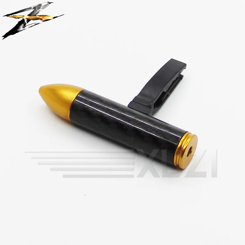 bullet Black Выхлопная труба из углеродного волокна, автомобильный Стайлинг, автомобильный парфюм, вентиляционное отверстие, освежитель воздуха, ароматерапия, диффузор очиститель воздуха - Название цвета: bullet Black