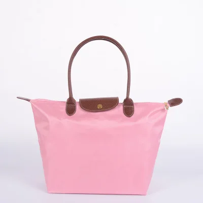 Pink Новые модные женские сумки известных брендов дизайнерские сумки пляжные сумки повседневные кожаные нейлоновые водонепроницаемые эко-сумки Bolsas Feminina - Цвет: Pink