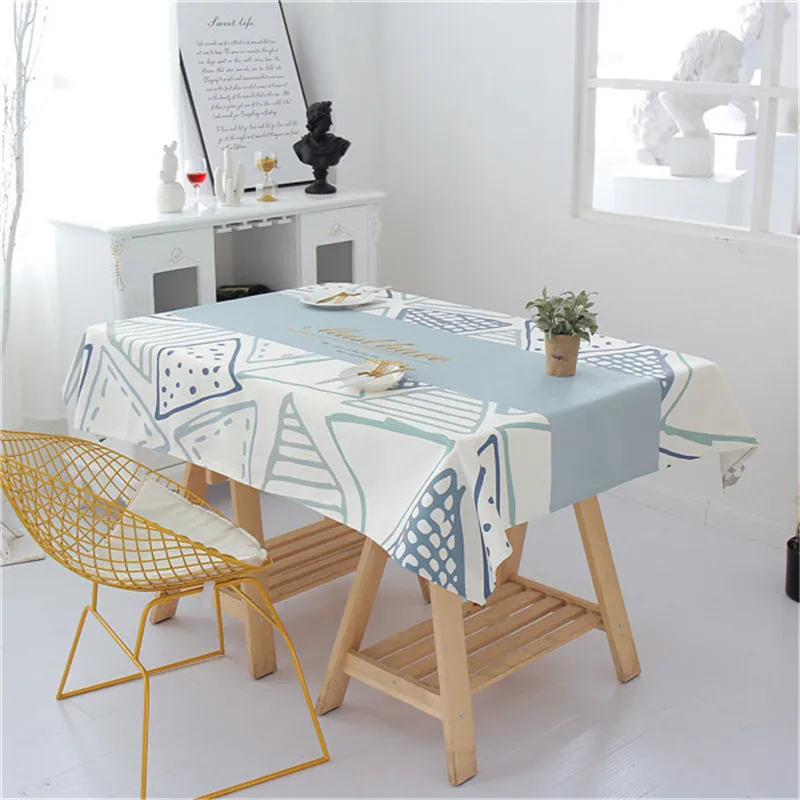 Плед олень льняная скатерть водонепроницаемый маслостойкий прямоугольный