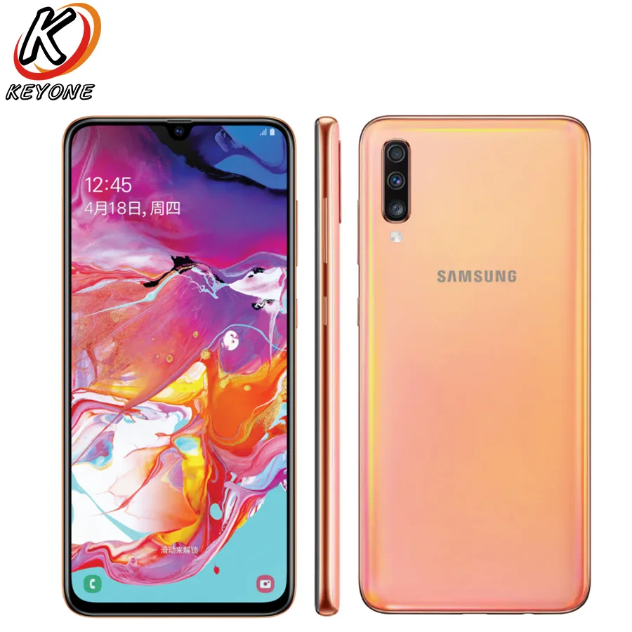 Фирменная Новинка Samsung Galaxy A70 A7050 мобильный телефон 6 7 "8 Гб оперативной памяти 128