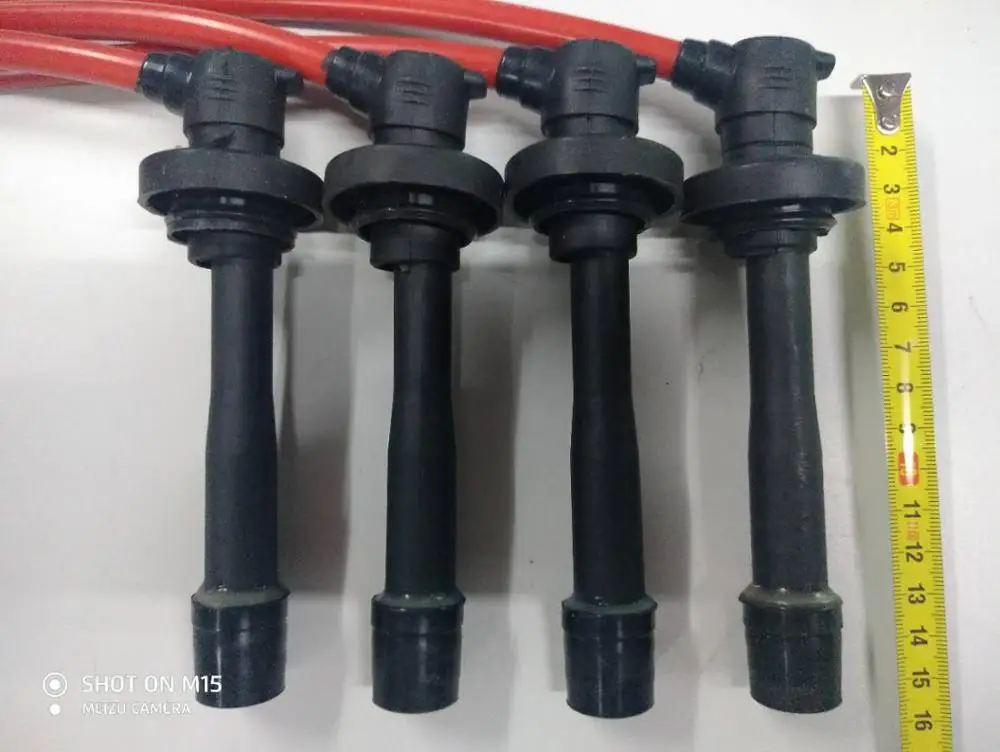 Гоночный Провод Свечи зажигания 10,2 мм для 1988-2000 SOHC HONDA CIVIC D15/D16 синий/красный