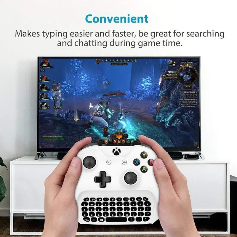 Для Xbox One S Chatpad мини игровая клавиатура беспроводной чат клавиатура для сообщений с аудио/гарнитурой Jack для Xbox One Elite& Slim Gam