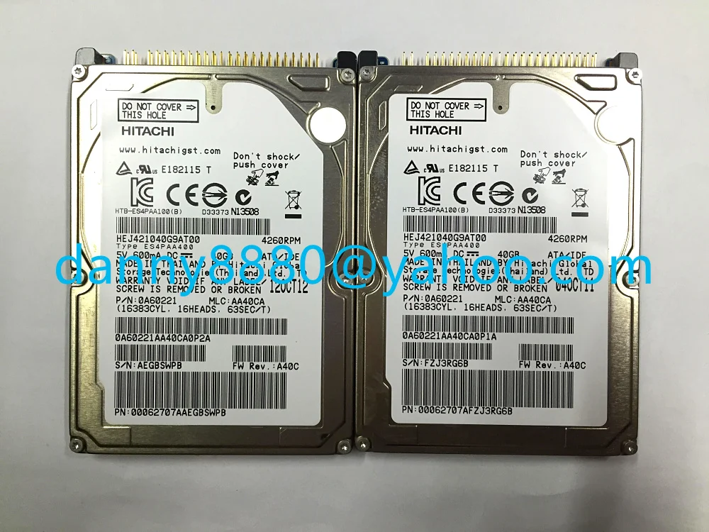 Новый жесткий диск HEJ421040G9AT00 40 ГБ для HITACHI VW жёсткий автомобиля системы навигации