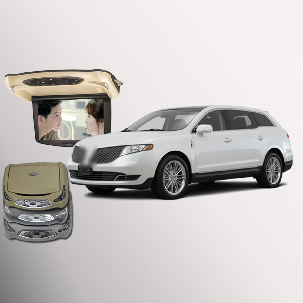 BigBigRoad для lincoln MKT Автомобильный светодиодный цифровой экран с креплением на крышу