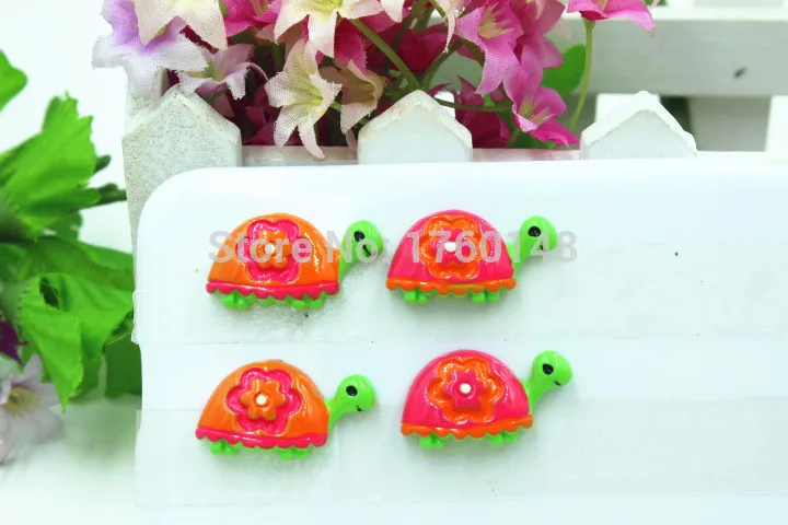 Фигурка леденца Черепашки плоская задняя часть мультфильм Смола сделай сам