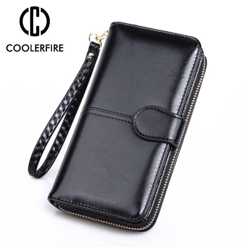 Fashion PU Leather Wallets For Women Card Holder Wristband Clutch Bag Wallet Long Zipper Money Purse Female Clip PJ134 | Багаж и сумки