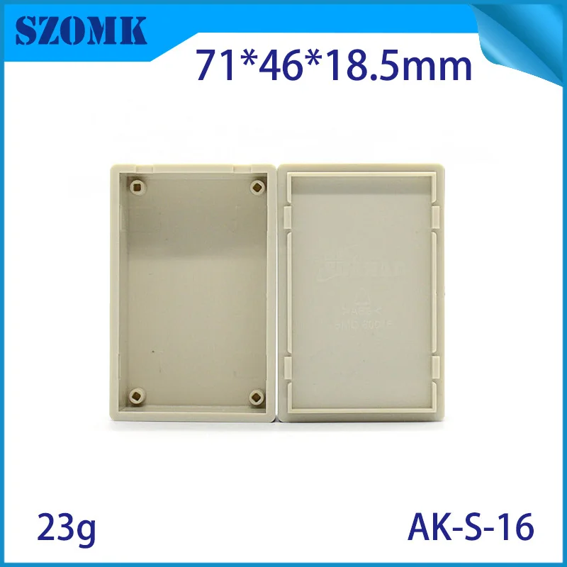 1 шт. пластиковый чехол szomk для электронного проекта 71*46*18 5 мм|box for|box for electronicboxes