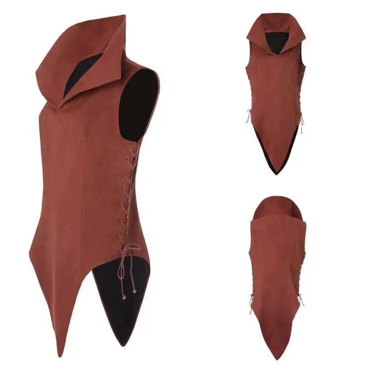 Взрослый женский Средневековый Ренессанс яркий рыцарь искусственная кожа