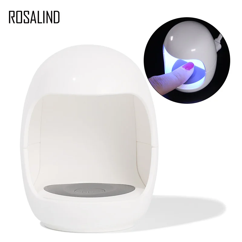 ROSALIND Portable 3W Mini Nail Dryer Tools With USB Connector For All Types Gel Polish UV LED Lamp Art Manicure | Красота и здоровье