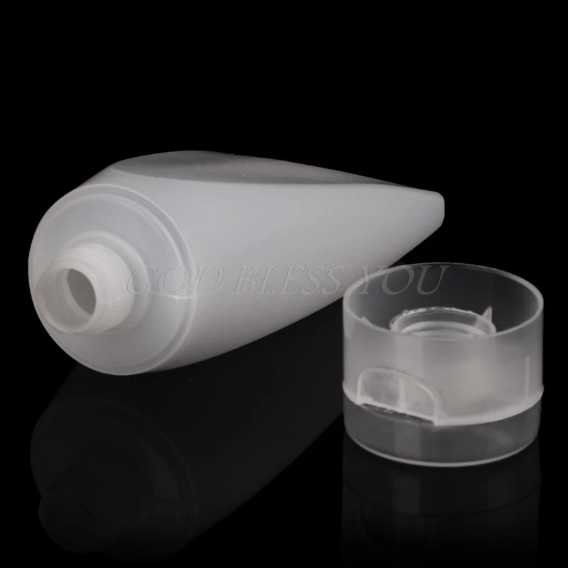 Пустые пластиковые портативные тубы сжимаемая косметическая бутылка для крема