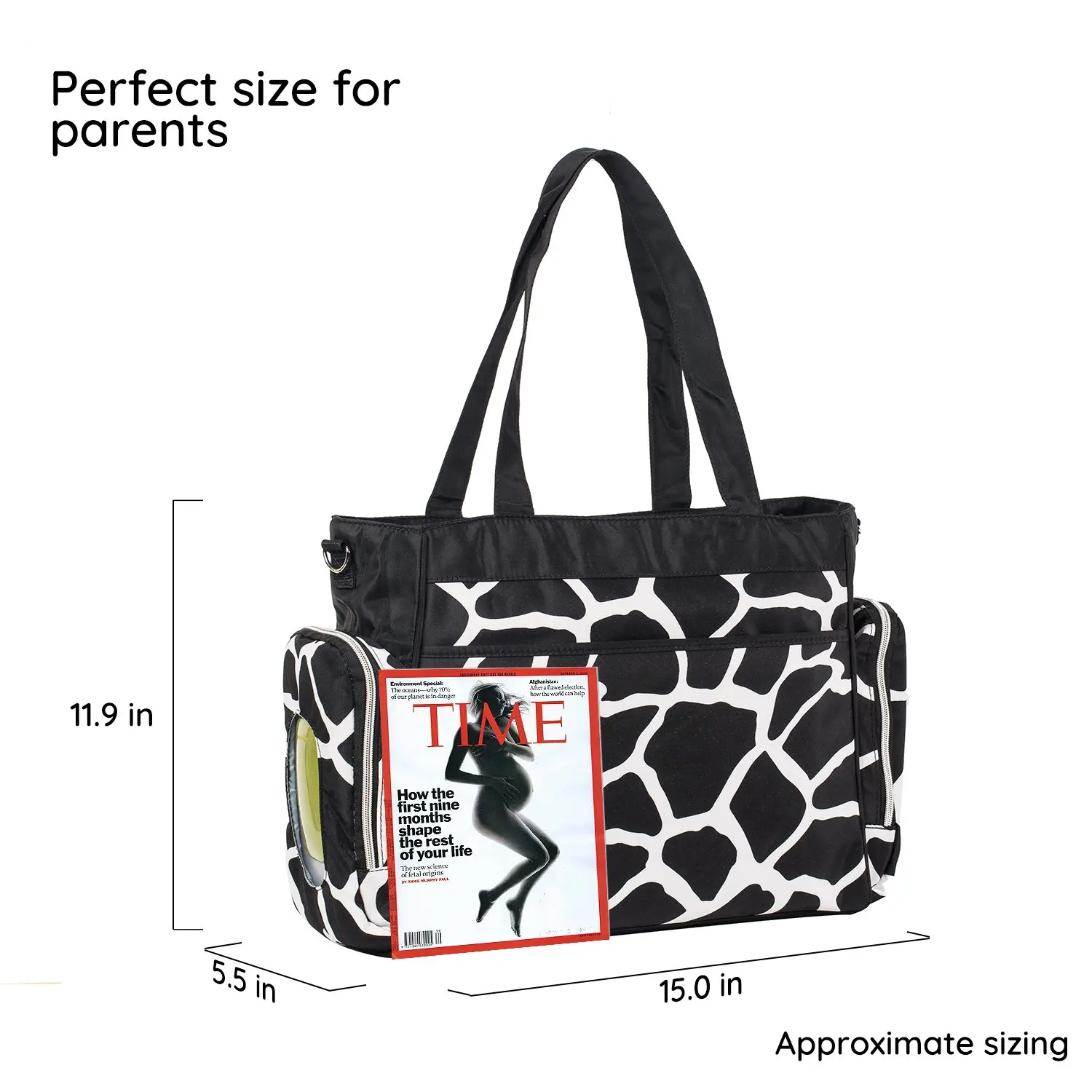 Сумка для подгузников маленький жираф 8 шт. в комплекте сумка большая емкость