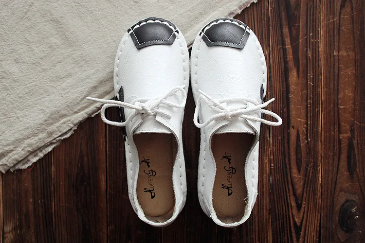 Новая стильная обувь ручной работы Careaymade из натуральной кожи антикварная