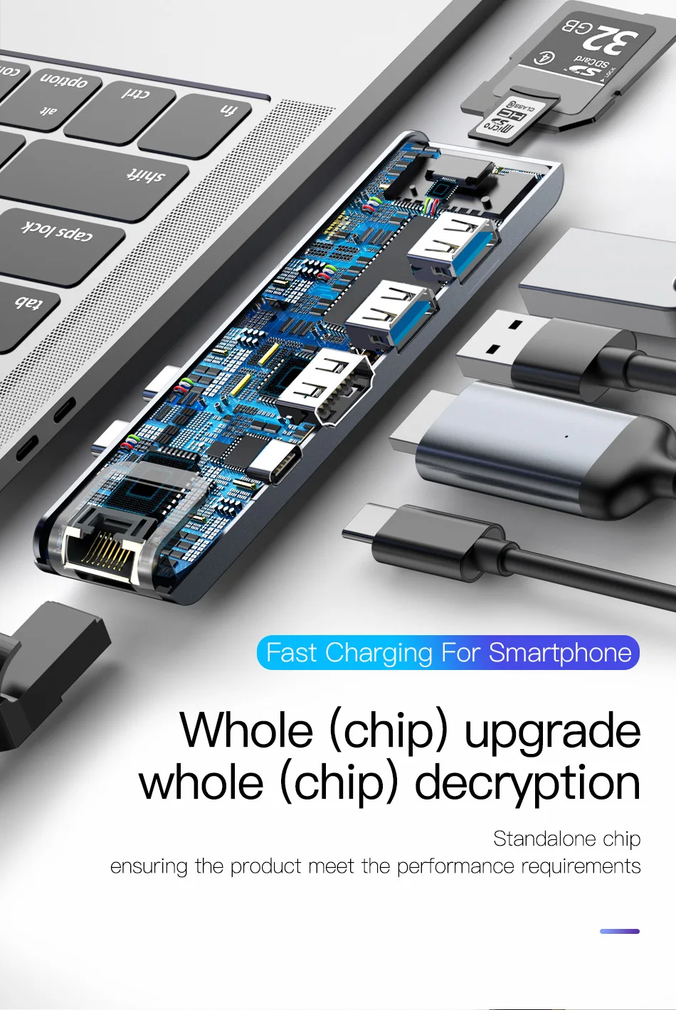 Baseus USB C концентратор к HDMI RJ45 USB 3,0 для MacBook Pro PC Аксессуары Тип C концентратор для huawei P20 mate 20 Pro samsung S8 S9 usb-концентратор компьютерные аксессуары переходник usb type c