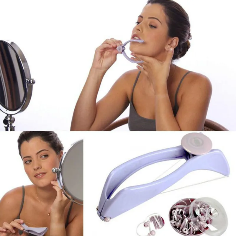 Лица тела для удаления волос Threading Эпилятор DIY Красота хороший инструмент