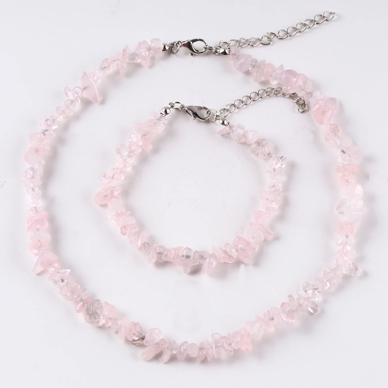 FFWFF ручной работы adjustbe натуральный камень агата Розовый Кристалл Лунный браслеты