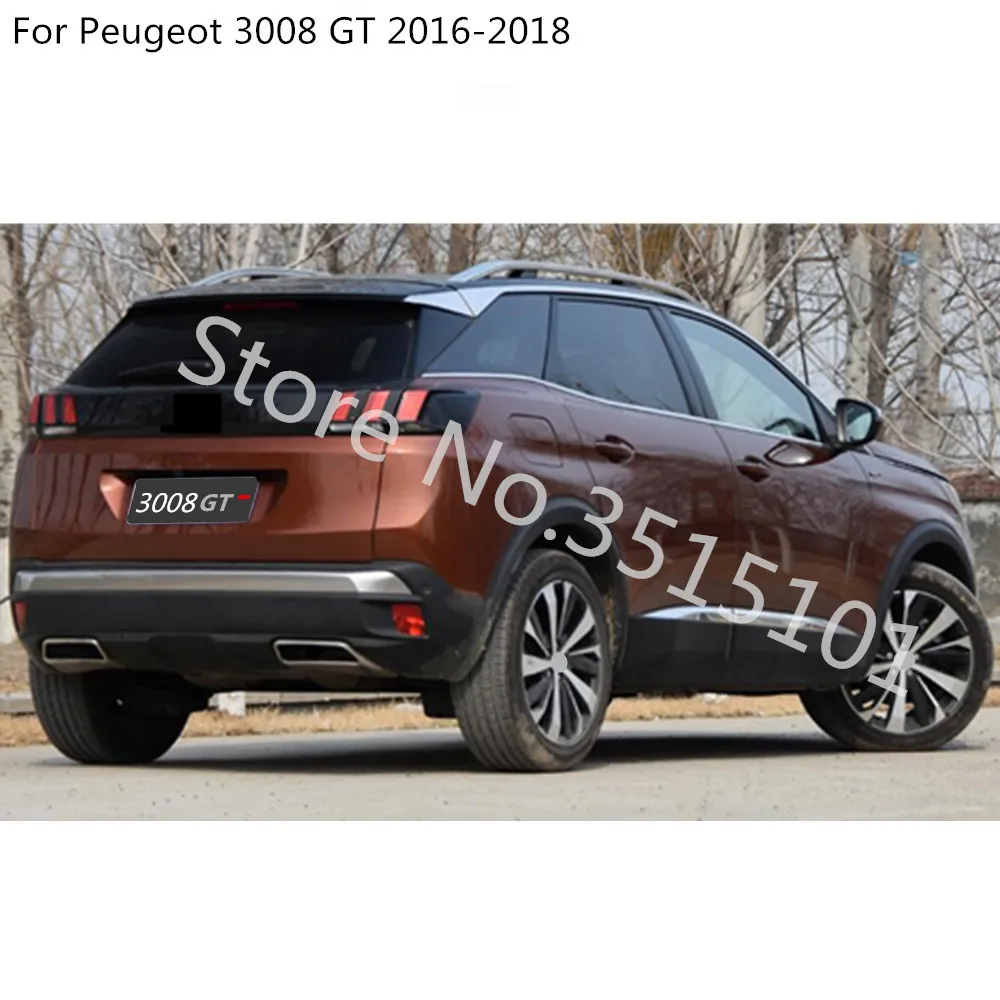 

Car Body Cover Stick Trim ABS Chrome Door Inner Handle Bowl Frame Lamp 4pcs For Peugeot 3008 GT 3008GT 2016 2017 2018 2019