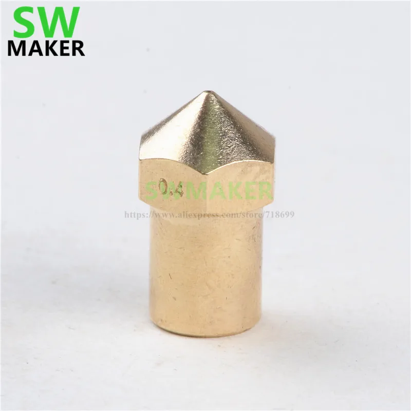 SWMAKER 1 шт. creatbot запасной медный наконечник 0 4 мм для 75 3D обновленный принтер |