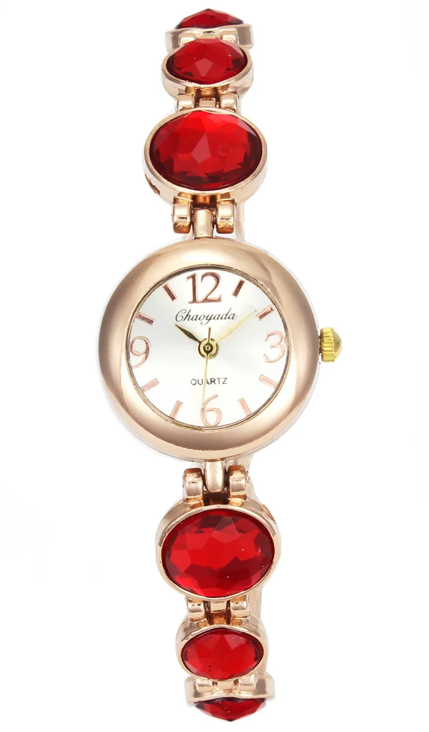 Large Crystal Bracelet Necklace Watch Women Ladies Gift Fashion Female Stainless Steel Chain Woman Wrist Watches New | Наручные часы